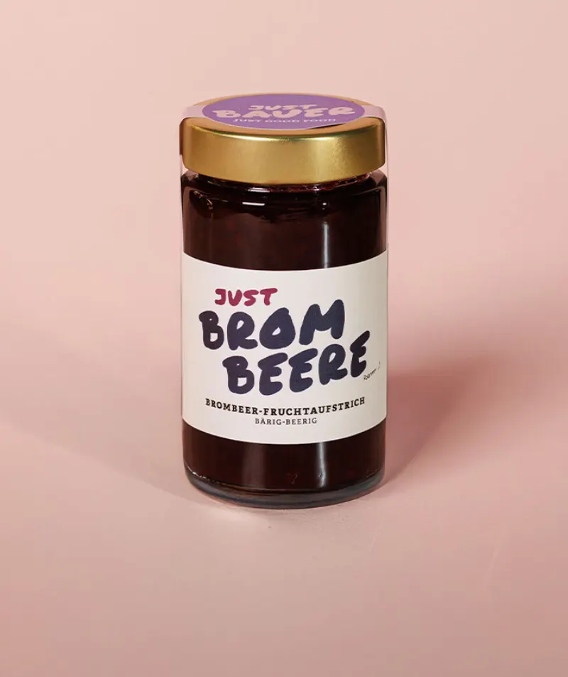 Brombeer-Fruchtaufstrich von Just Bauer