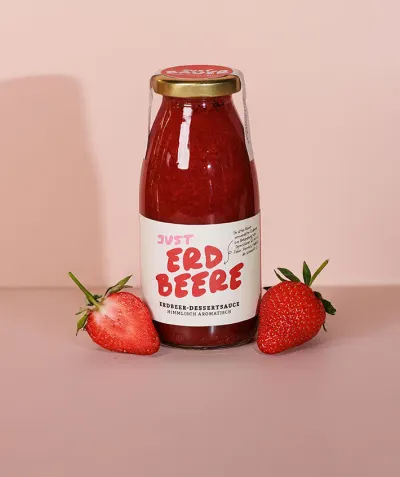 Erdbeer-Dessertsauce