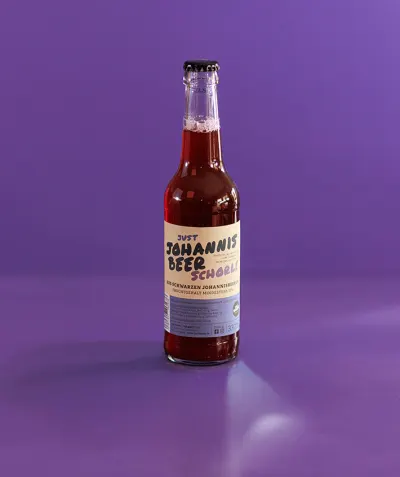 Schwarze Johannisbeer-Schorle