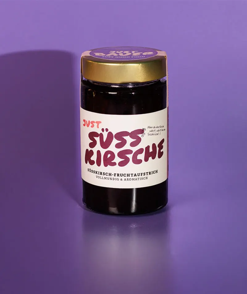 Süsskirsch-Fruchtaufstrich von Just Bauer