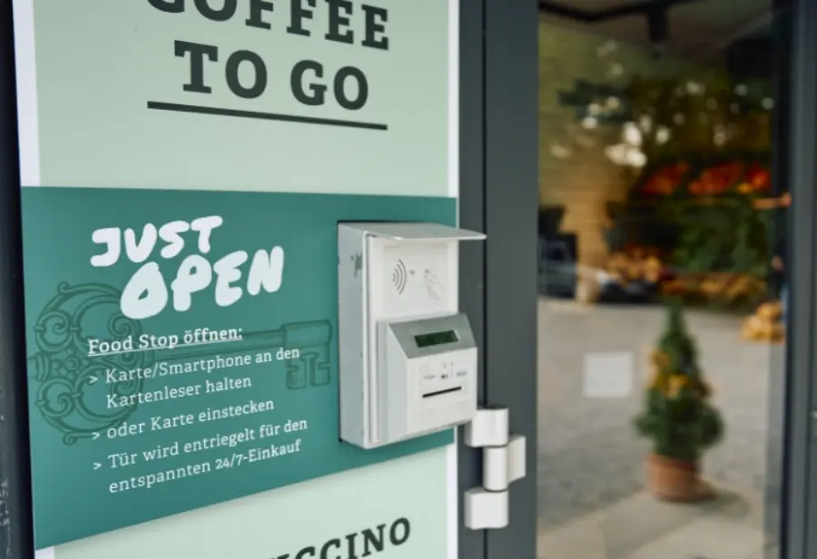 Food-Stop, Schritt 1: Den Food-Stop öffnen